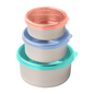 Round Nesting Trio (Set of 3) | Tropical Sky Silicone Lids